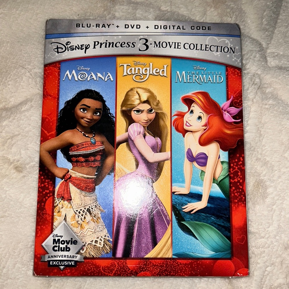 Disney Princess 3 Movie Collection. New, never opened.